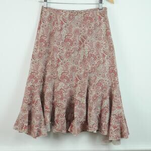 Vintage Y2K Rampage Size 3 Midi Skirt Cottagecore Prairie Western Cowgirl Boho